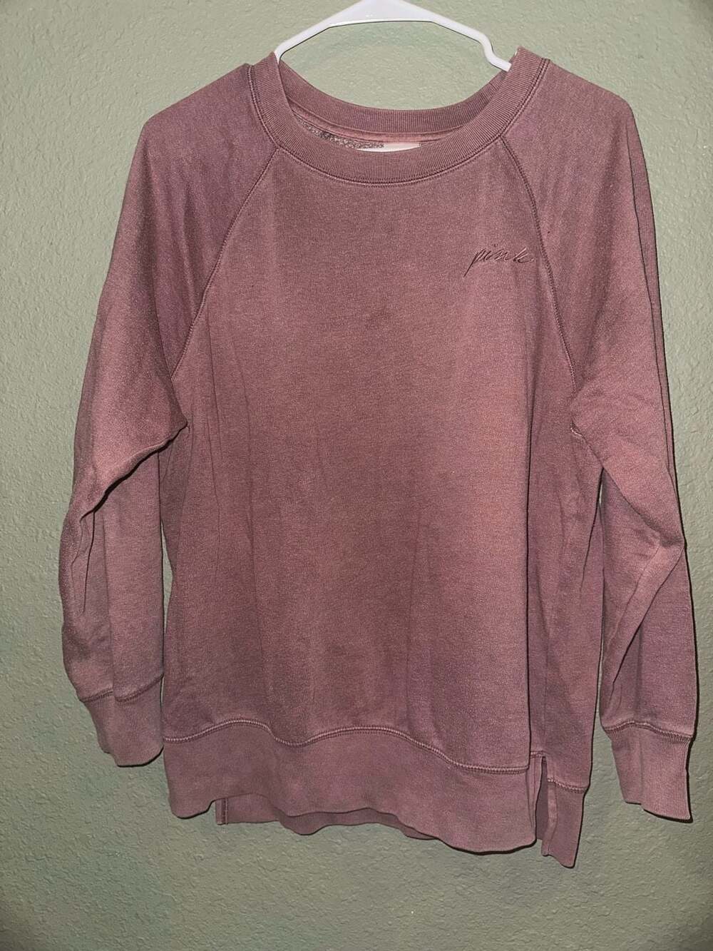 Victoria's Secret PINK Long Sleeve Crew Neck Sweatshirt